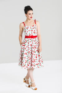 FINAL SALE HELL BUNNY- SWEETHEART CHERRY DRESS