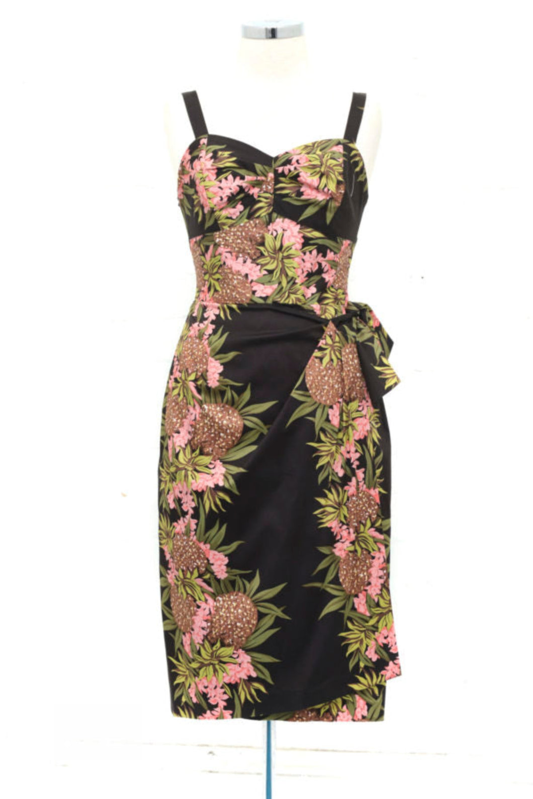 FINAL SALE RETROSPEC'D- FAUX WRAP PINEAPPLE