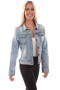 SCULLY- BEADED DENIM JACKET