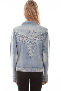 SCULLY- BEADED DENIM JACKET