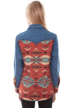 Load image into Gallery viewer, SCULLY- NAVAJO DENIM SHIRT
