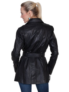 SCULLY- HIP LENGTH LEATHER JACKET