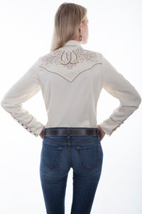 SCULLY- WESTERN EMBROIDERED SHIRT