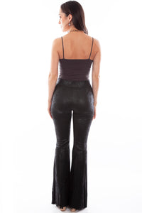 SCULLY- FRINGE BOTTOM PANT BLACK OR TAN