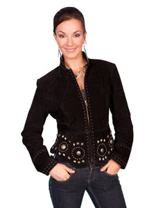 SCULLY- SUEDE CONCHO JACKET