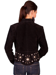 SCULLY- SUEDE CONCHO JACKET