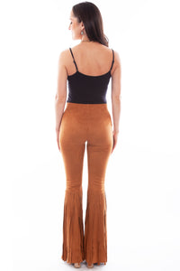 SCULLY- FRINGE BOTTOM PANT BLACK OR TAN