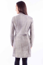 Load image into Gallery viewer, SCULLY- GREY LEATHER JACKET
