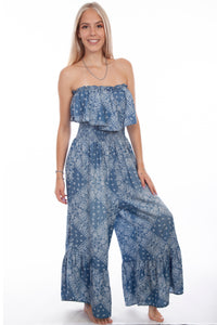 SCULLY- LIGHT BLUE JUMPSUIT