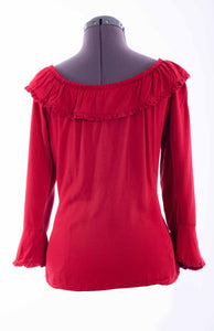 SCULLY- PEASANT STYLE HOT PINK OR RED