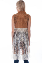 Load image into Gallery viewer, SCULLY- SUEDETTE AND LACE TOP
