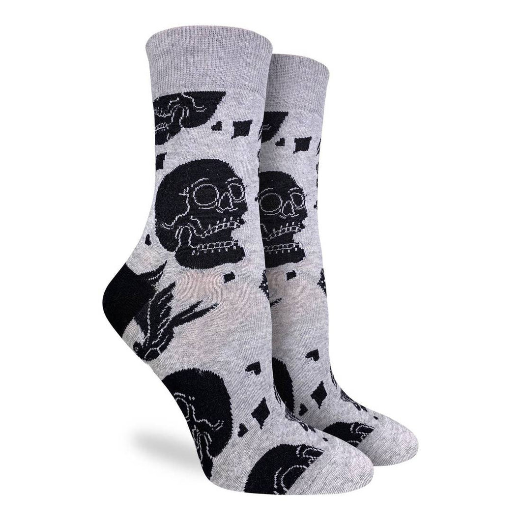 GOOD LUCK SOCK- SKULLS