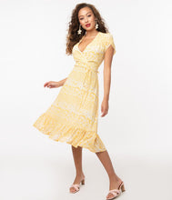 Load image into Gallery viewer, SMAK PARLOUR- DAISY FAUX WRAP DRESS
