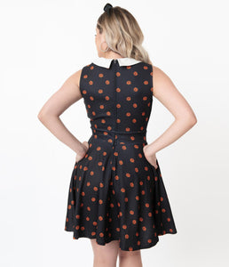 FINAL SALE SMAK PARLOUR- PUMPKIN PRINT DRESS