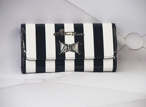 ASTRO BETTIE- STRIPES TRI-FOLD WALLET