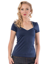 Load image into Gallery viewer, FINAL SALE STEADY CLOTHING- SOPHIA PIPED TOP
