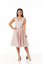 Load image into Gallery viewer, TIMELESS- PINK PRINTED DRESS TINA
