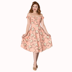 FINAL SALE TIMELESS SHEEN- AMBER DRESS