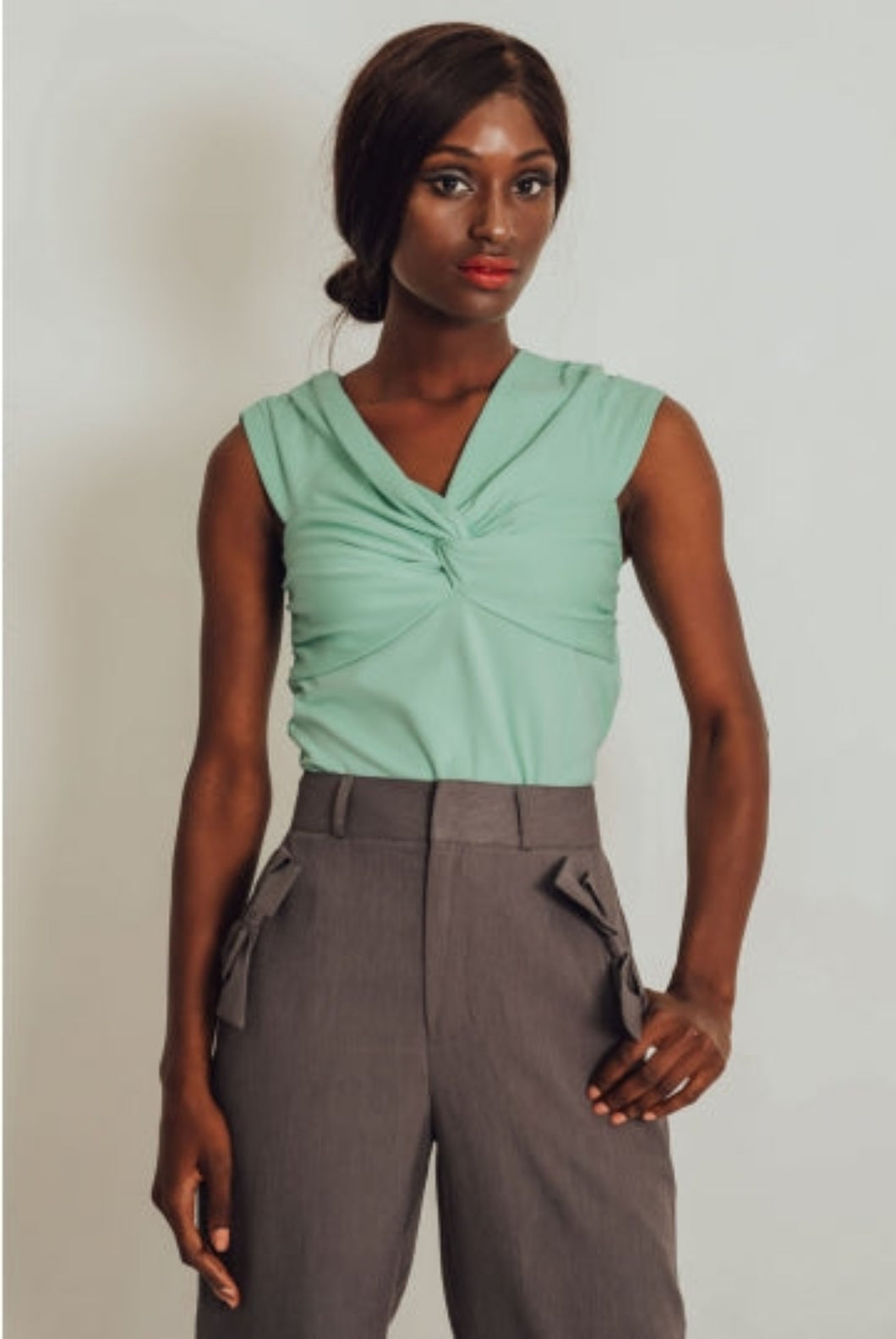 FINAL SALE VOODOO VIXEN- MILLA MINT TOP