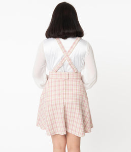 UNIQUE VINTAGE- PINK AND GOLD SKIRT