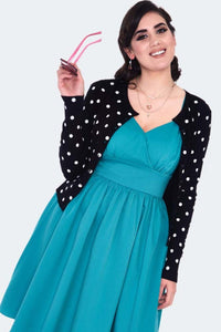 VOODOO VIXEN- POLKADOT CARDIGAN ASST COLORS