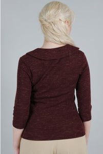 VOODOO VIXEN | BURGUNDY BOBBI TOP