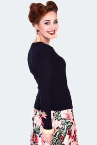 FINAL SALE VOODOO VIXEN- FLAMINGO TEXTURED CARDIGAN