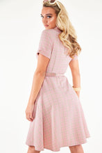 Load image into Gallery viewer, VOODOO VIXEN- PINK PLAID DRESS
