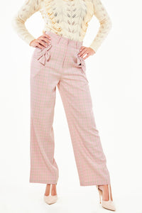 VOODOO VIXEN- PINK PLAID PANT