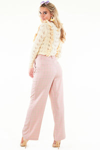 VOODOO VIXEN- PINK PLAID PANT