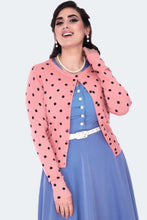 Load image into Gallery viewer, VOODOO VIXEN- POLKADOT CARDIGAN ASST COLORS

