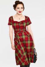 Load image into Gallery viewer, VOODOO VIXEN- TARTAN PLAID DRESS
